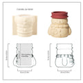 Cheery Snowman's Winter Glow Candle Jar Mold-6