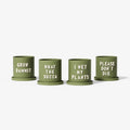 Love Grows Here Concrete Plant Pot Silicone Mold-0