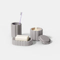 Concrete Bathroom Accessories Set Silicone Mold-0