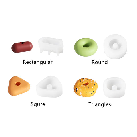 Geometric Taper Candle Holder Silicone Mold-5