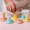 Geometric Simple Taper Candle Holder Silicone Mold-1