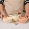 Eggshell Shaped Round Bowl Silicone Mold - Medium-2