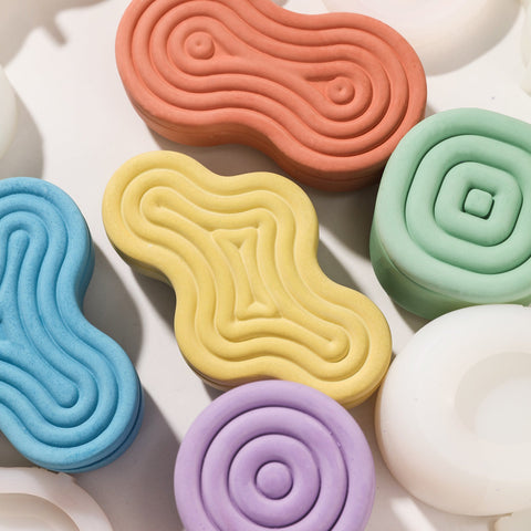 Wriggle Storage Box Candle Jar Silicone Mold-2