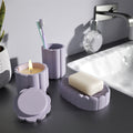 Concrete Bathroom Accessories Set Silicone Mold-3