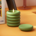 Concrete Candle Jar with Lid Silicone Mold-4