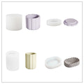 Concrete Bathroom Accessories Set Silicone Mold-5