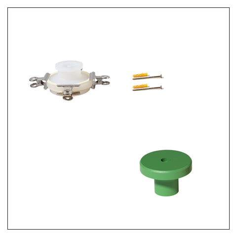Round Wall Cloth Coat Hook Silicone Mold-5