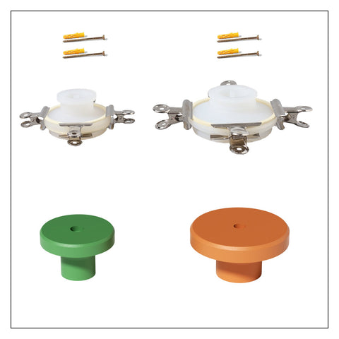 Round Wall Cloth Coat Hook Silicone Mold-7