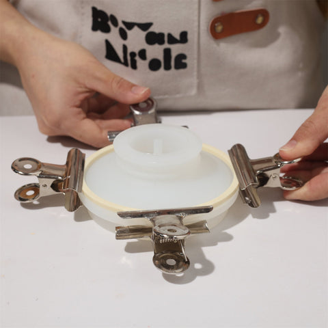 Round Wall Cloth Coat Hook Silicone Mold-2