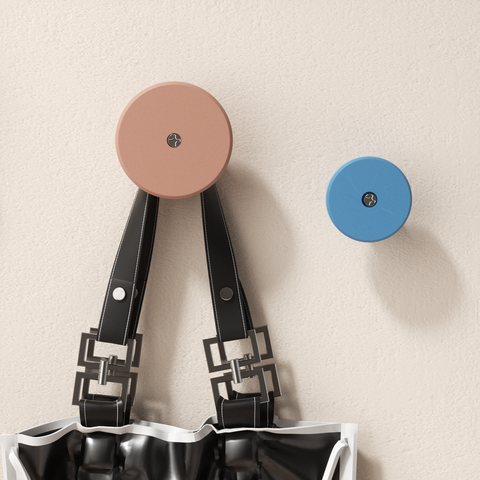 Round Wall Cloth Coat Hook Silicone Mold-3