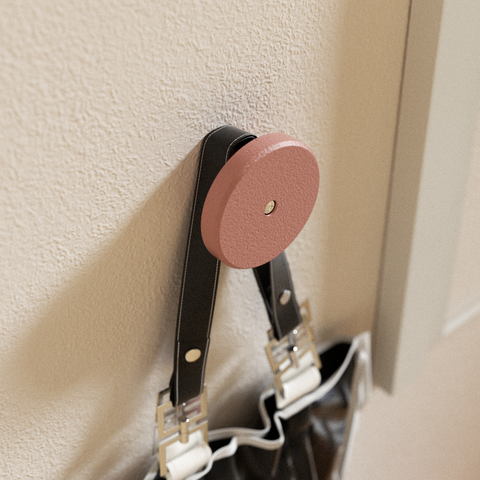Round Wall Cloth Coat Hook Silicone Mold-4