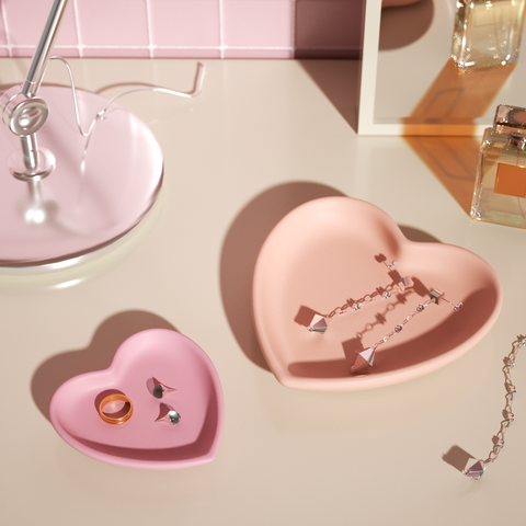 Classic Heart Tray Silicone Mold-3