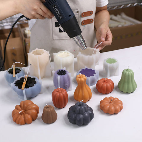 The Pumpkin Parade Candle Silicone Mold Collection-1