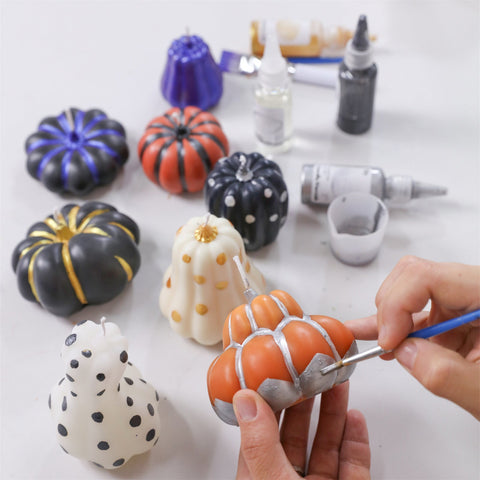 The Pumpkin Parade Candle Silicone Mold Collection-4