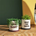 Love Grows Here Concrete Plant Pot Silicone Mold-4