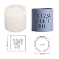 Love Grows Here Concrete Plant Pot Silicone Mold-6